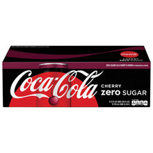 Load image into Gallery viewer, Coca Cola Cherry Zero can 12floz/355ml
