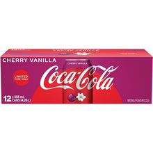Load image into Gallery viewer, Coca Cola Cherry Vanilla can 12floz/355ml