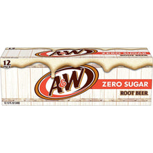 Load image into Gallery viewer, A&W Root Beer Zero can 12floz/355ml **LIMIT OF 2**