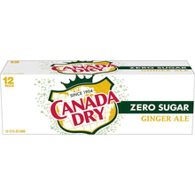Load image into Gallery viewer, Canada Dry Ginger Ale Original Zero can 12floz/355ml **Limit 6**