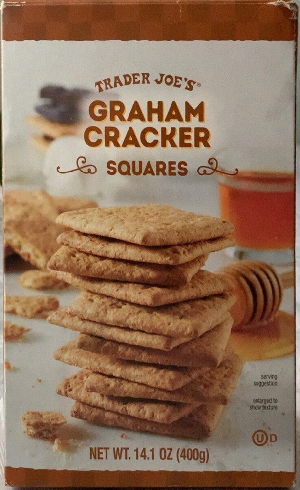 Trader Joes Graham Cracker Squares 14.1oz/400g US2U Johnsonville
