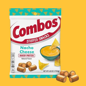 Combos Pretzel Nacho Cheese 6.3oz/178.6g (Best by July 2025)