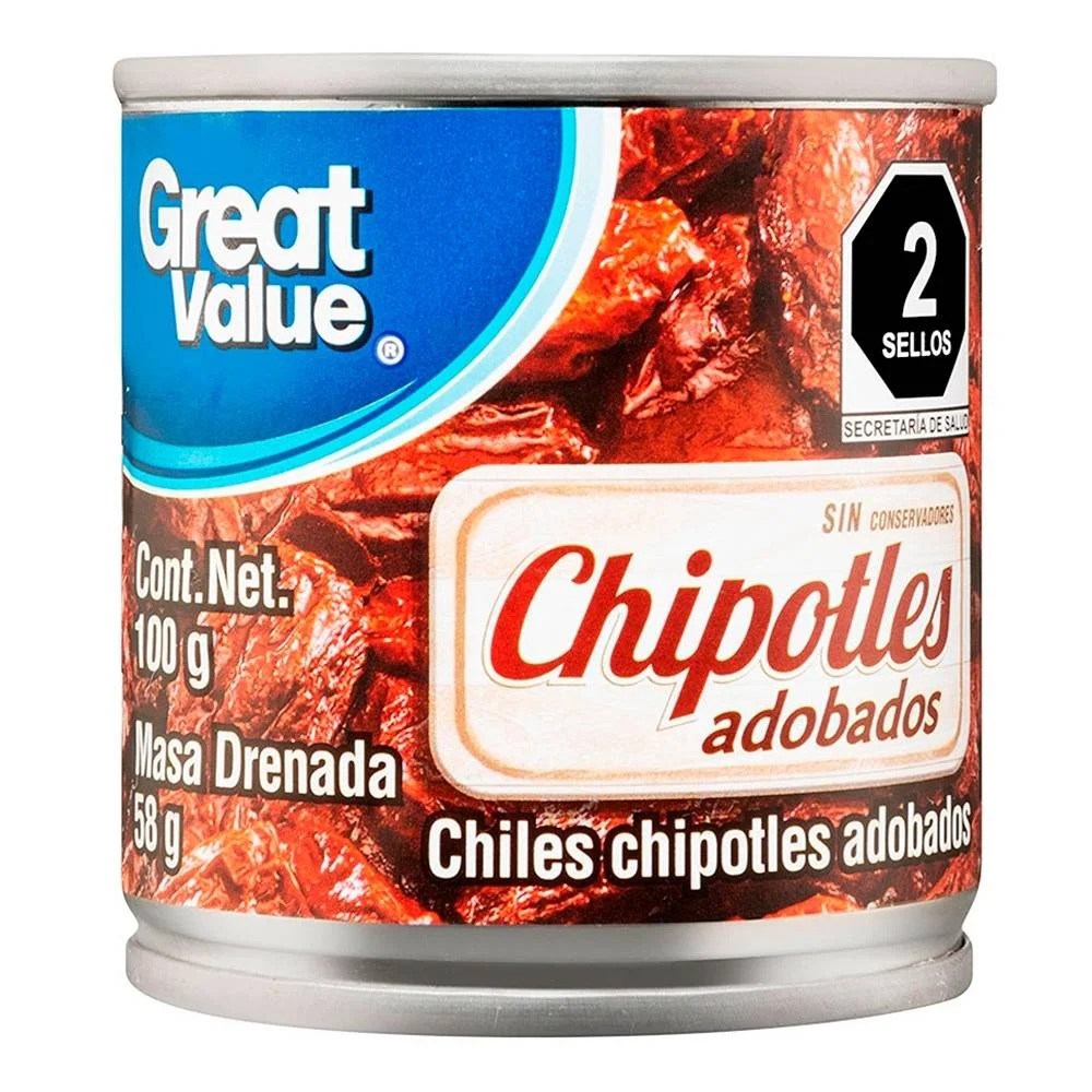 Great Value Chipotles adobados 58g