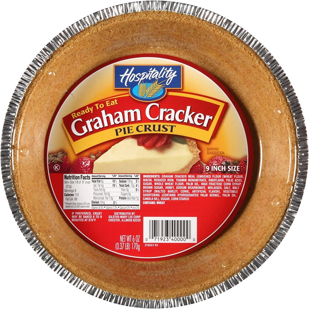 Hospitality Graham Cracker Pie Crust 6oz/170g