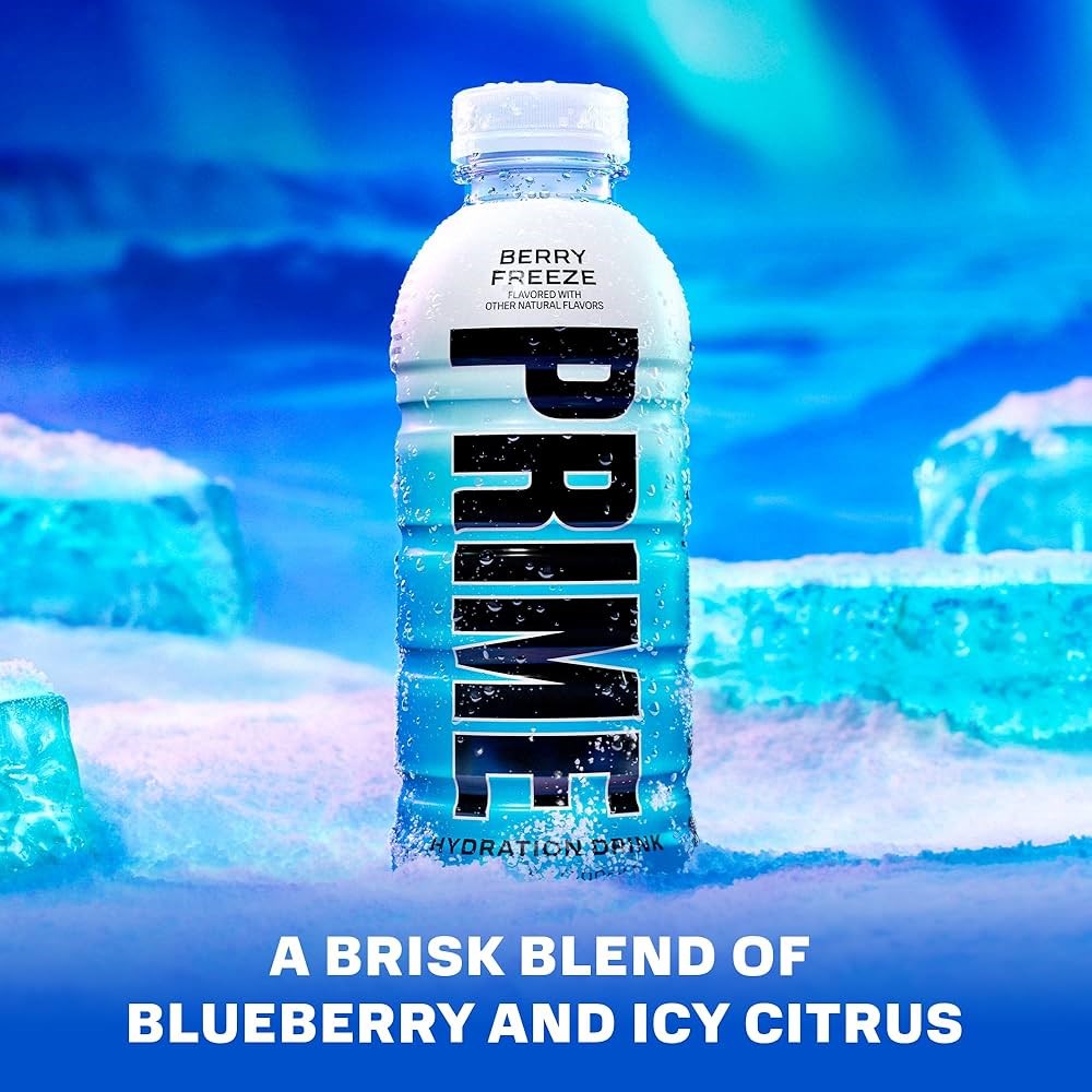 Prime Hydration Berry Freeze 16.9floz/500ml