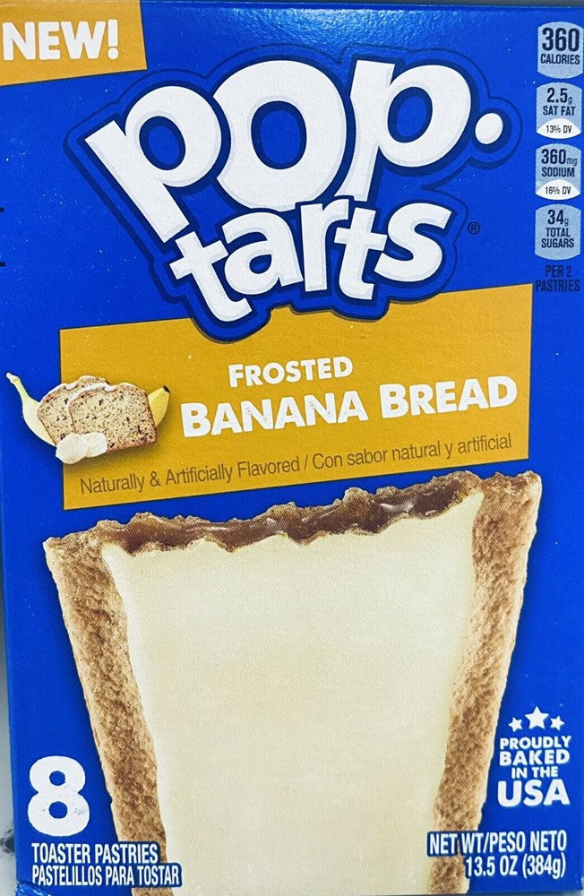 Pop Tarts - 8pk Banana Bread Frosted (Best by 13 Jun 2025)