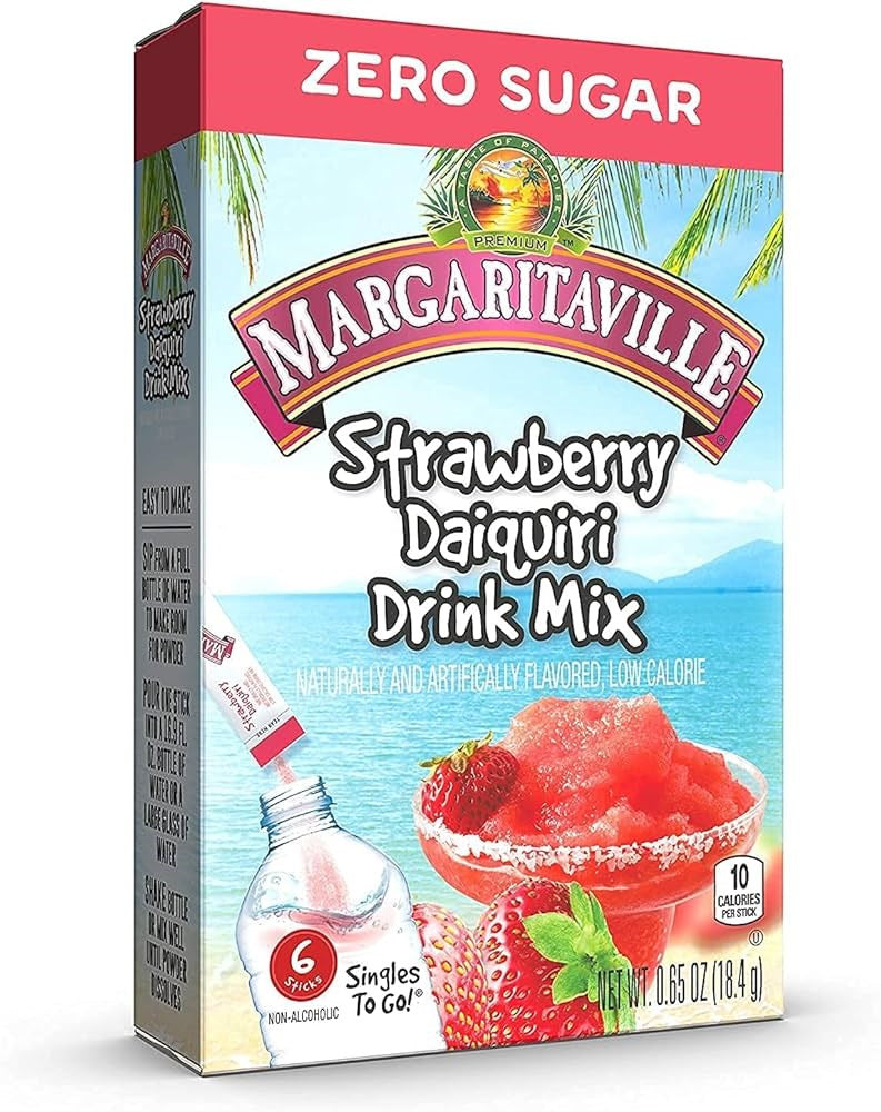 Margaritaville Strawberry Daiquiri Singles to Go 6pk STG 0.65oz/18.4g