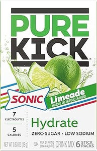 Pure Kick Hydrate Sonic Limeade Singles to Go 6pk STG 0.63oz/18g