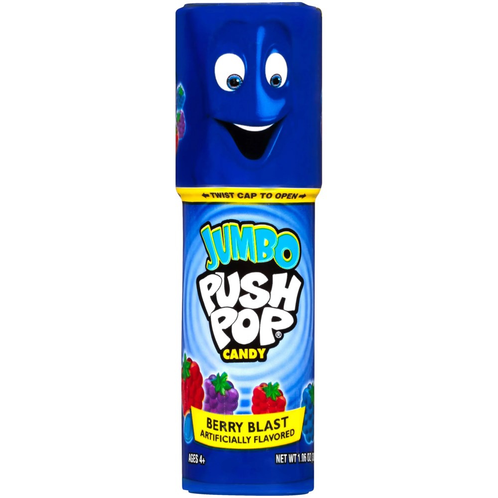 Push Pop Jumbo Candy each 1.06oz/30g – US2U Johnsonville