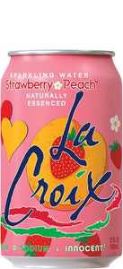 La Croix Strawberry Peach 12floz/355ml