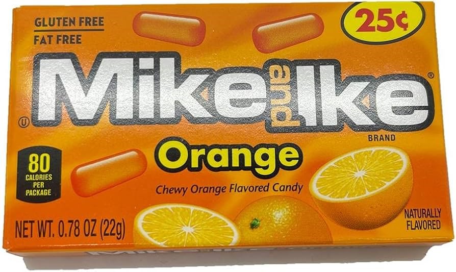 Mike & Ike Orange small 0.78oz/22g