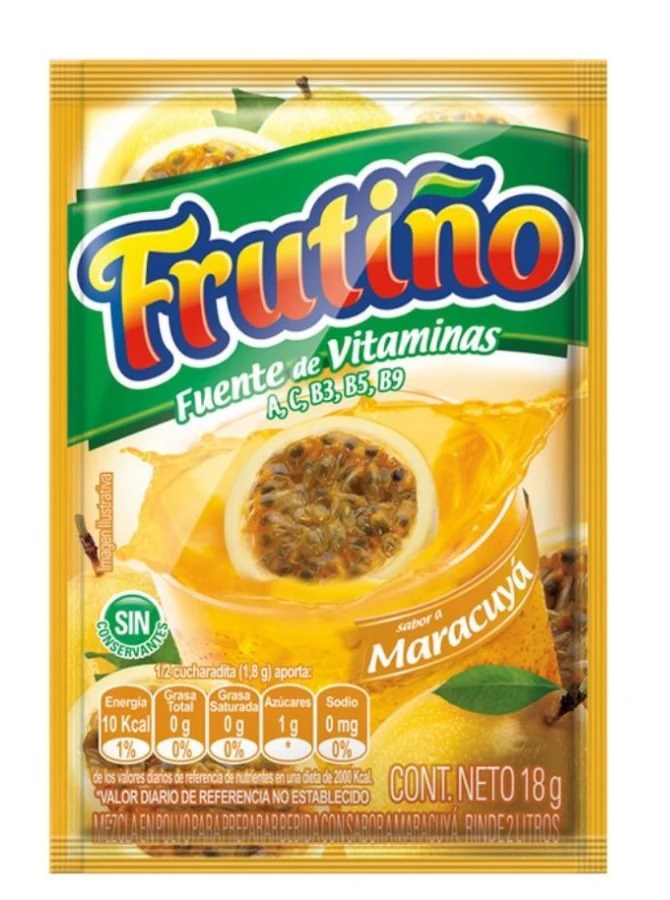 Frutino Drink Mix Passion Fruit Flavour 10g