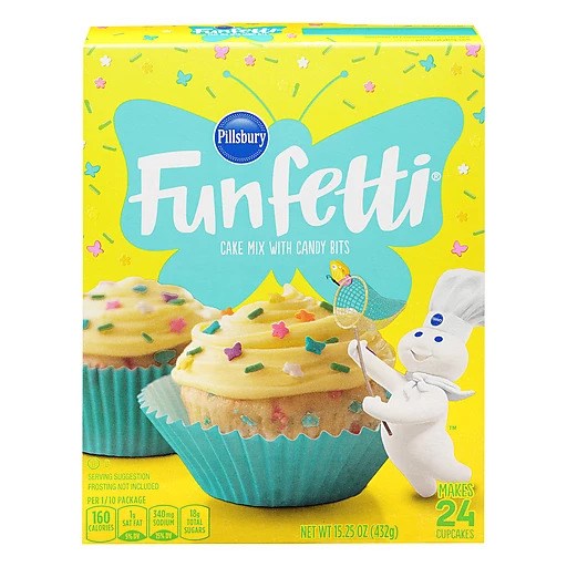 Pillsbury Funfetti Cake Mix with Candy Bits 15.25oz