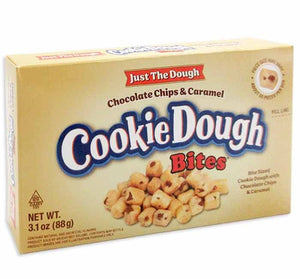 Cookie Dough Bites Just the Dough Choc Chip & Caramel TBX 3.1oz/88g