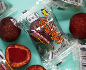 Jovy Enchilokas Watermelon Tamarind & Chili Covered Gummies each