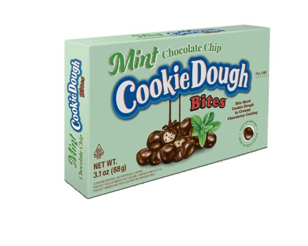 Cookie Dough Bites Mint Chocolate Chip TBX 3.1oz/88g