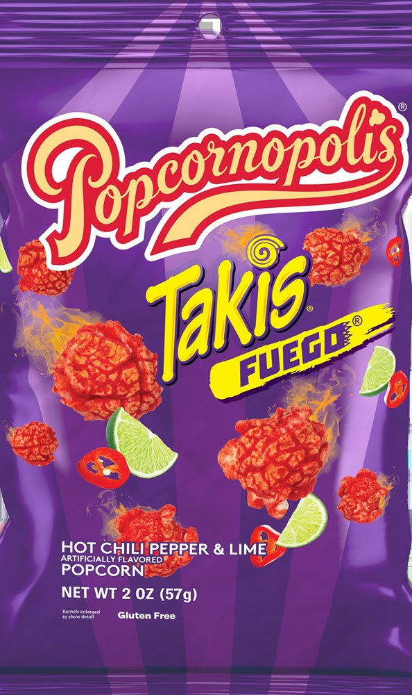 Popcornopolis Takis Fuego Popcorn 2oz/57g (Best by 30 Dec 2025)