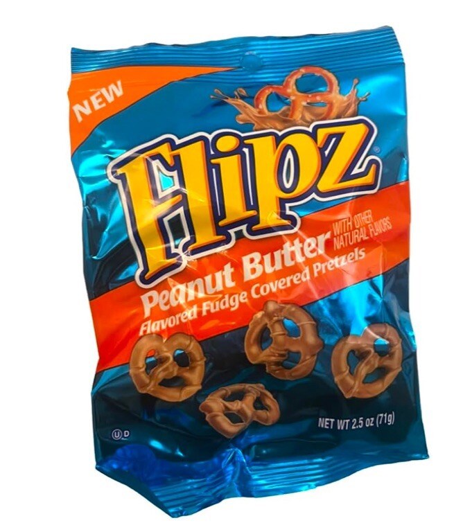 Flipz Peanut Butter Covered Pretzels 2.5oz/71g