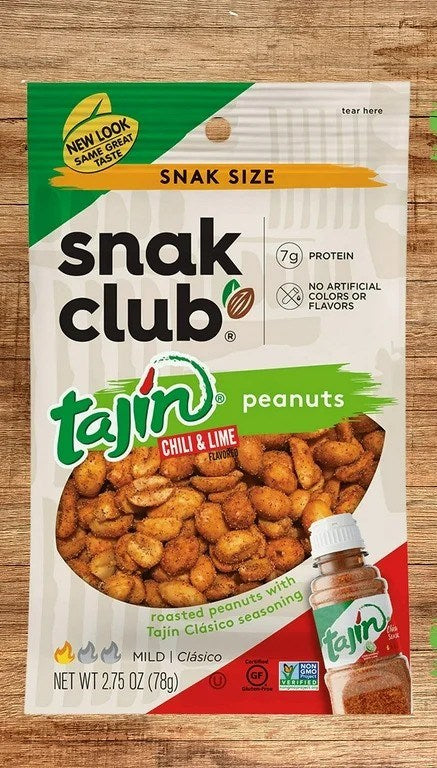 Snak Club Tajin Toasted Nuts Chili & Lime 2.75oz/78g