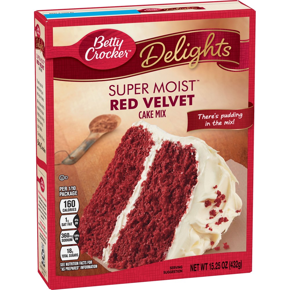 Betty Crocker Cake Mix Delights Red Velvet 15.25oz/432g