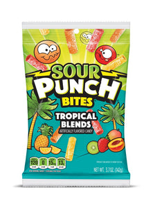 Sour Punch Bites Tropical Bag 3.7oz/105g