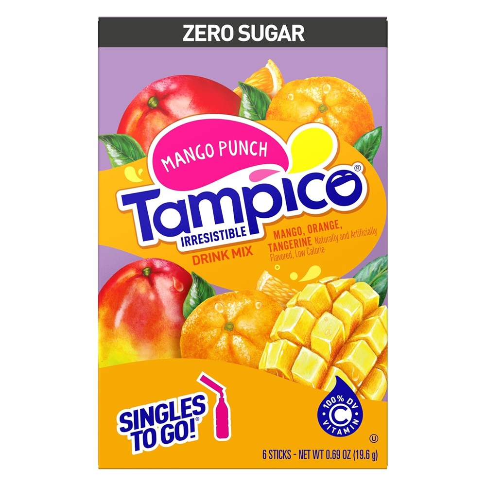 Tampico Mango Punch Singles to Go 6pk STG 0.69oz/19.6g