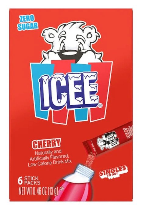 Icee Cherry Singles to Go 6pk STG 0.46oz/13g