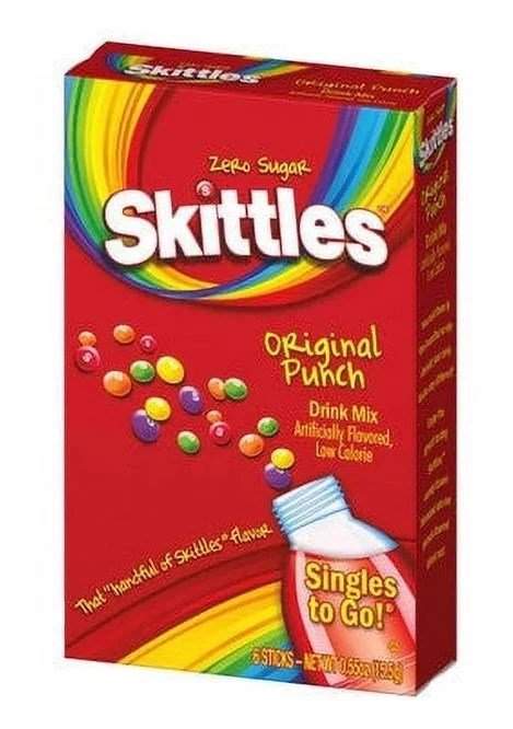 Skittles Original Punch Singles to go 6pk STG 0.55oz/15.5g