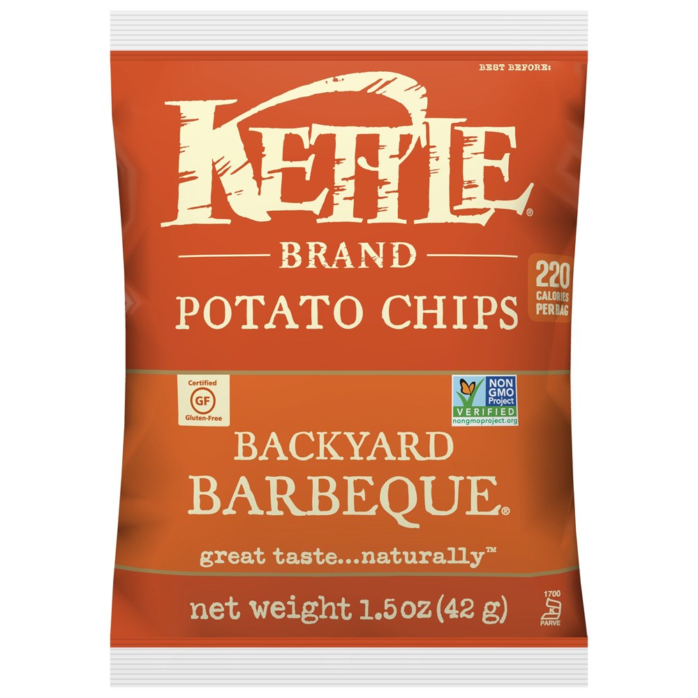 Kettle Brand Backyard BBQ 1.5oz/42g Best By Nov 2025