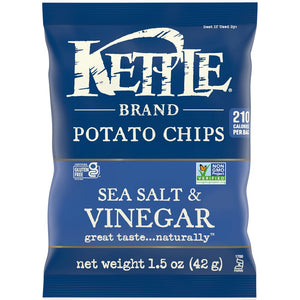 Kettle Brand Sea Salt & Vinegar 1.5oz/42g Best By Nov 2025