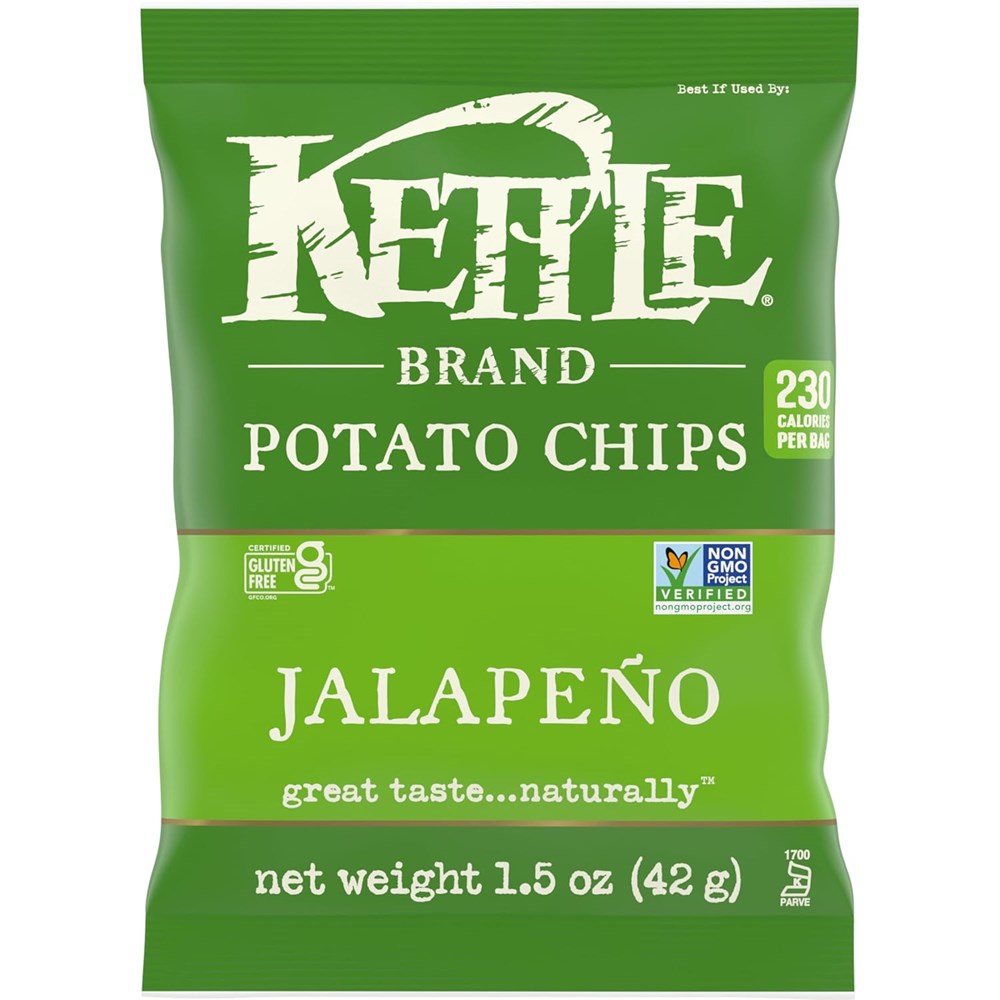 Kettle Brand Jalapeno 1.5oz/42g Best By Nov 2025