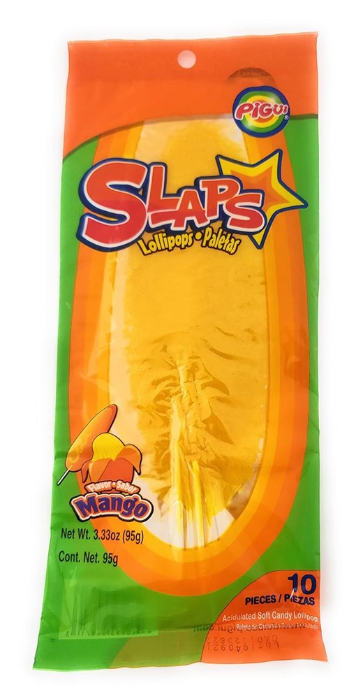 Slaps Lollipops Mango 10 piece