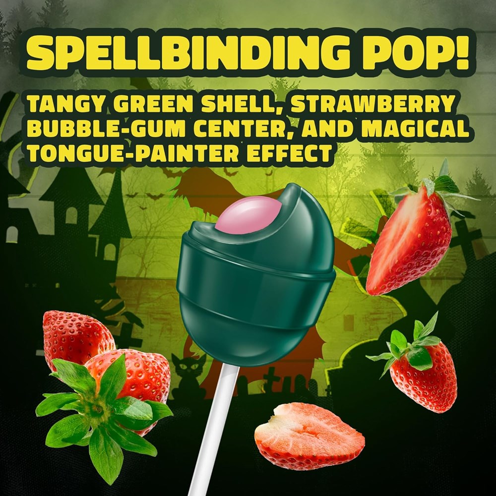 Bon Bon Bum Zombie Green Lollipop each