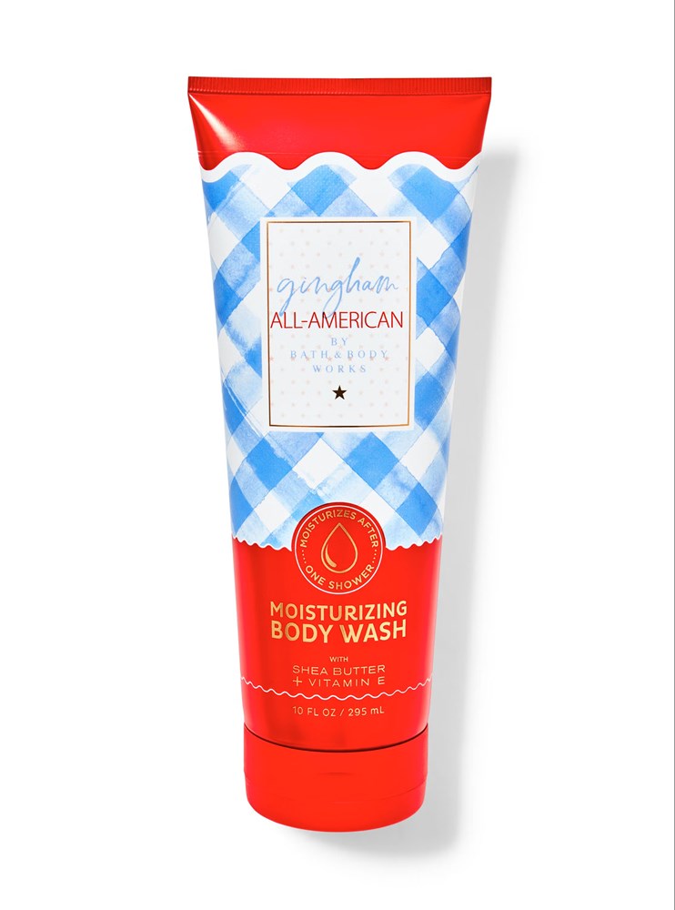B&BW Moisturizing Body Wash All-American Gingham by Bath & Body Works 10floz