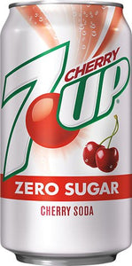 7Up Cherry Zero 12floz/355ml **LIMIT 6 **