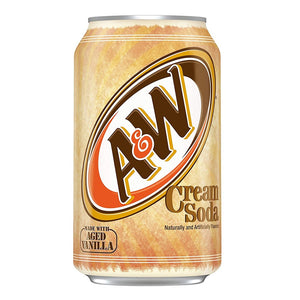 A&W Cream Soda can 12floz/355ml
