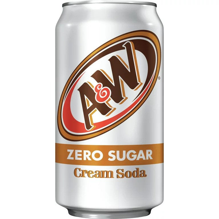 A&W Cream Soda Zero 12floz/355ml