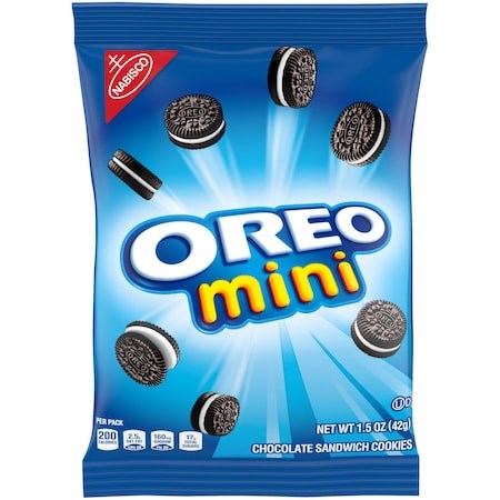 Nabisco Oreo Original mini cookies 1.5oz/42g  (Best by 9 Jul 2025)