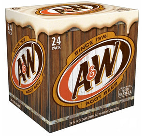 A&W Root Beer can 12floz/355ml