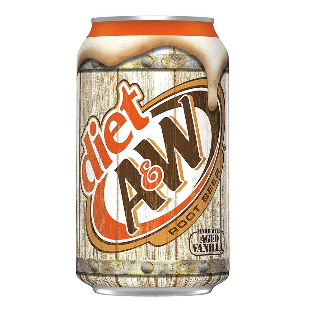 A&W Root Beer Diet can 12floz/355ml
