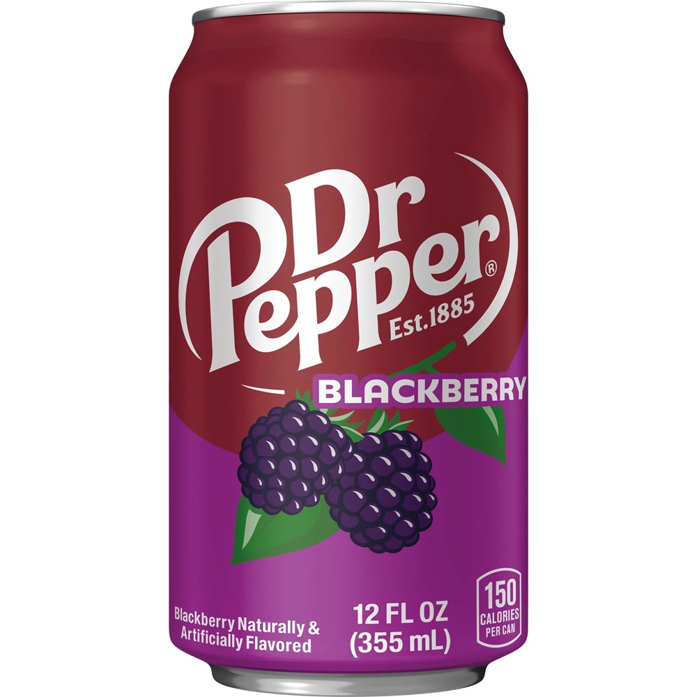 Dr Pepper Blackberry can 12floz/355ml