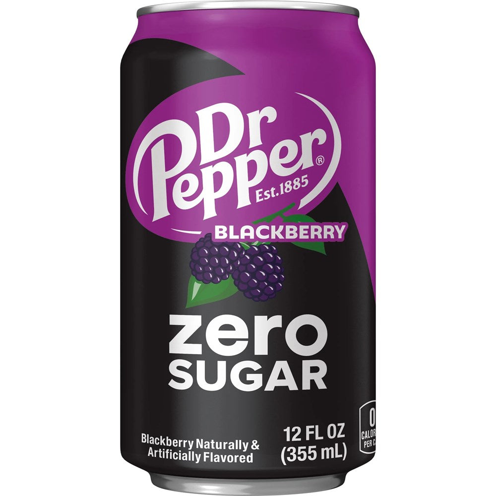 Dr Pepper Blackberry Zero 12floz/355ml