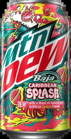 Mountain Dew Baja Caribbean Splash 355ml