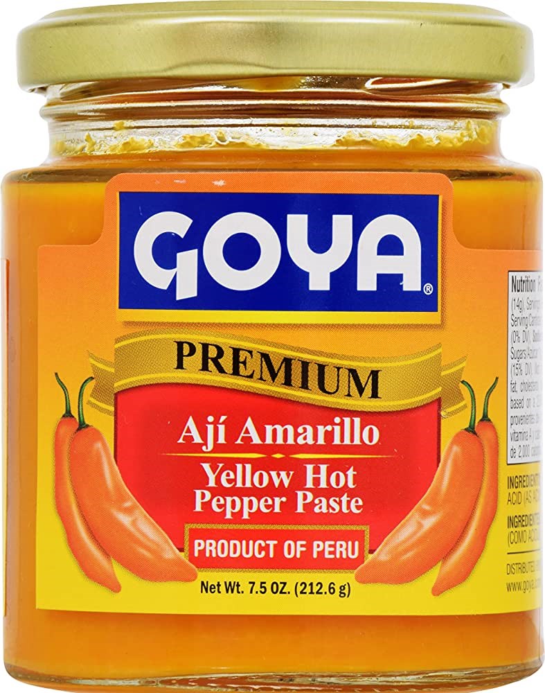 Goya Aji Amarillo Yellow Hot Pepper Paste 7.5oz/212.6g Best By Jan 26