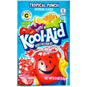 Kool Aid Drink Mix Tropical Punch 0.16oz/4.5g
