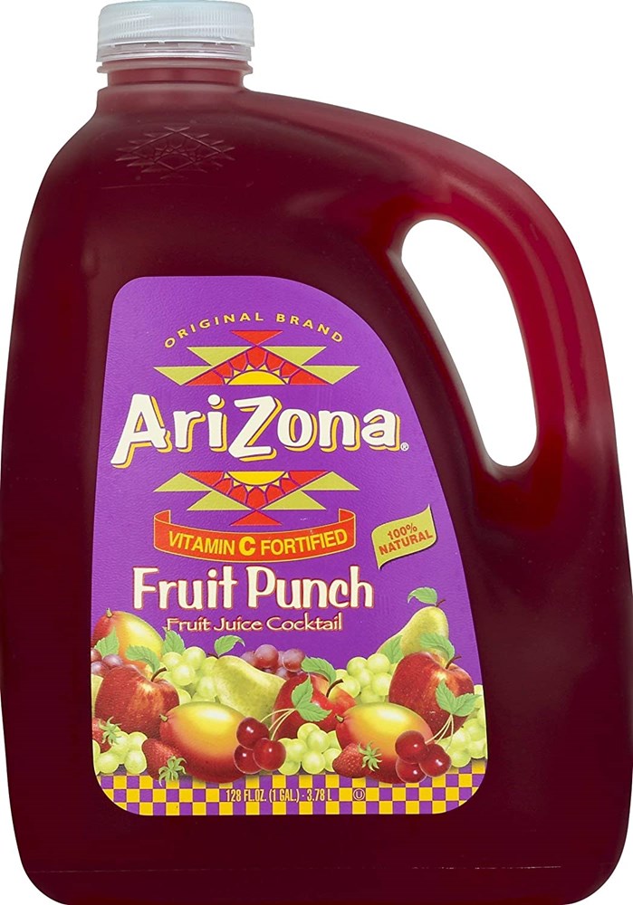 Arizona Fruit Juice Cocktail Fruit Punch 128floz/3780ml