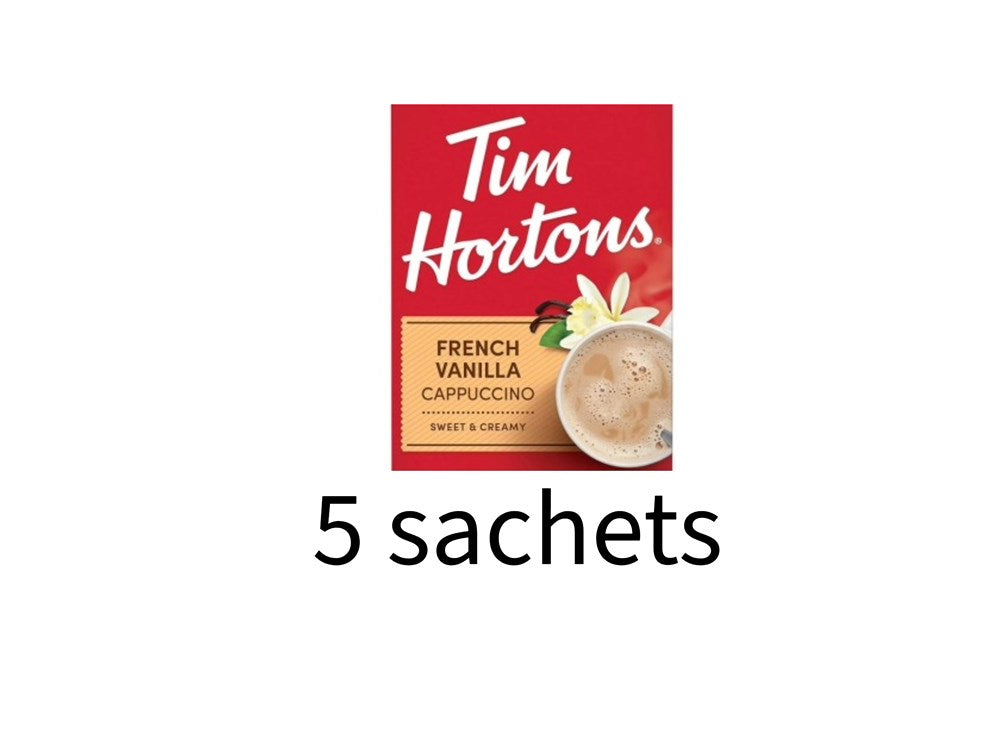 Tim Hortons French Vanilla Cappuccino 5pk