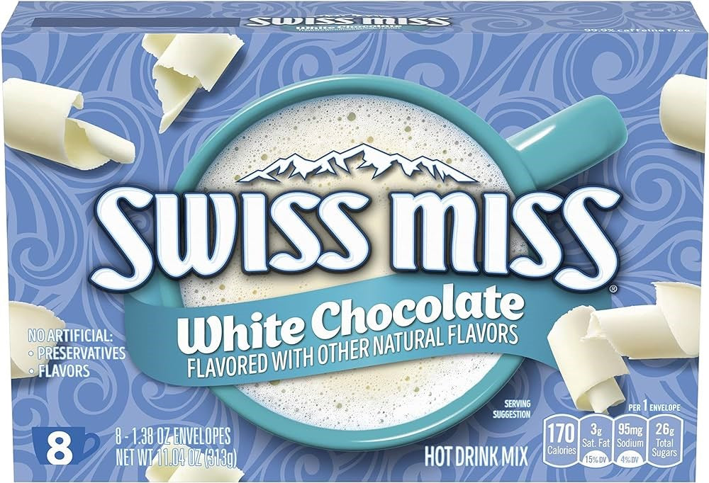 Swiss Miss 8pk White Chocolate Drink Mix