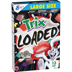 GM Trix Loaded Cereal 13oz/368g (Best by Nov 2024)