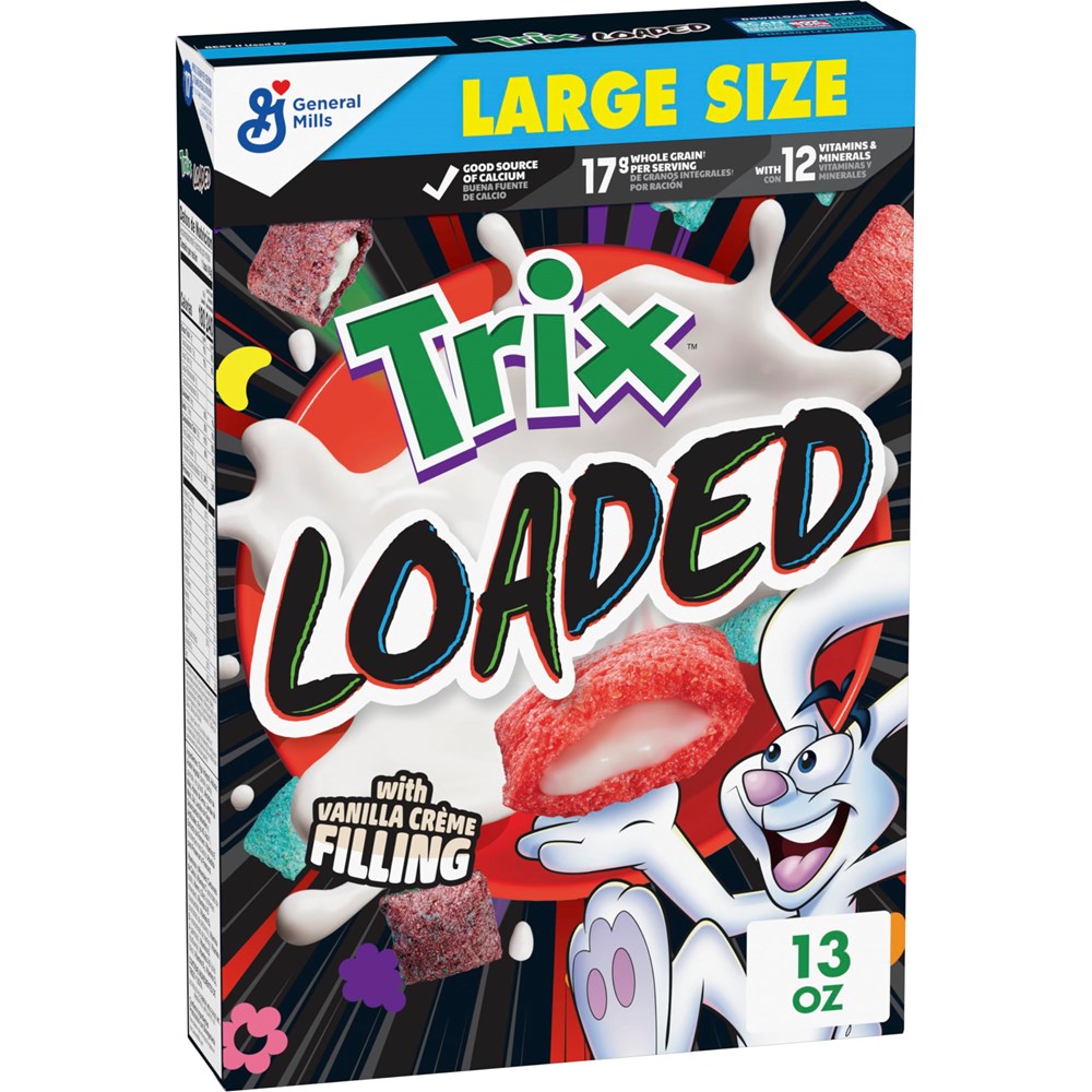 GM Trix Loaded Cereal 13oz/368g (Best by Nov 2024)